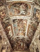 CARRACCI, Annibale Ceiling fresco dfg oil on canvas